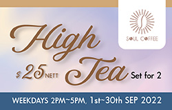 Soul Coffee High Tea Promo